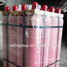 factory hot sale 45kg 68L high pressure steel carbon dioxide CO2 gas cylinder fire extinguisher